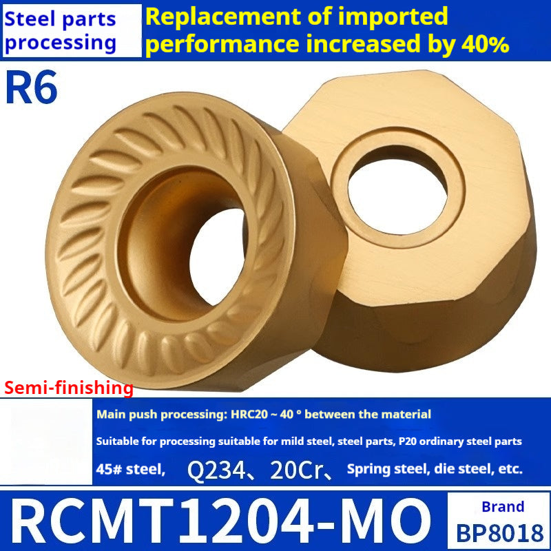 2036-CNC milling inserts, RPMW carbide R5 machining center, R4 milling machine, R6 milling inserts, RPMT round cutter cutters Shandong Denso Pricision Tools Co.,Ltd.